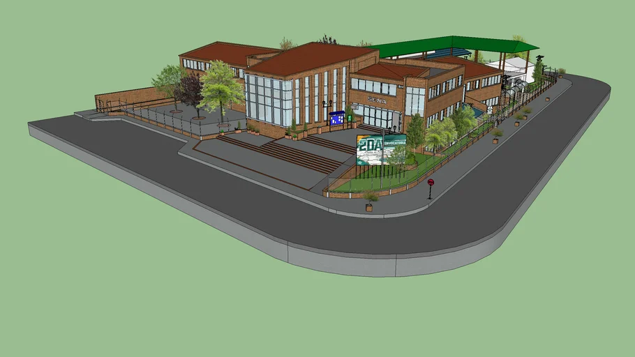 Edificio SENA Centro de Tecnologías Agroindustriales Cartago Valle.