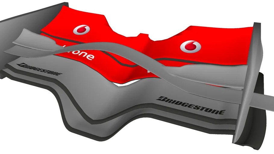 Mp4-23 Front Wing Assembely (McLaren F1 2008)