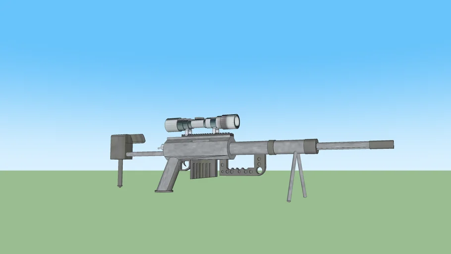 Intervention Sniper Rifle | 3D Warehouse