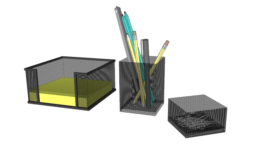 PORTA LÁPIS, PORTA POST IT E PORTA CLIPES