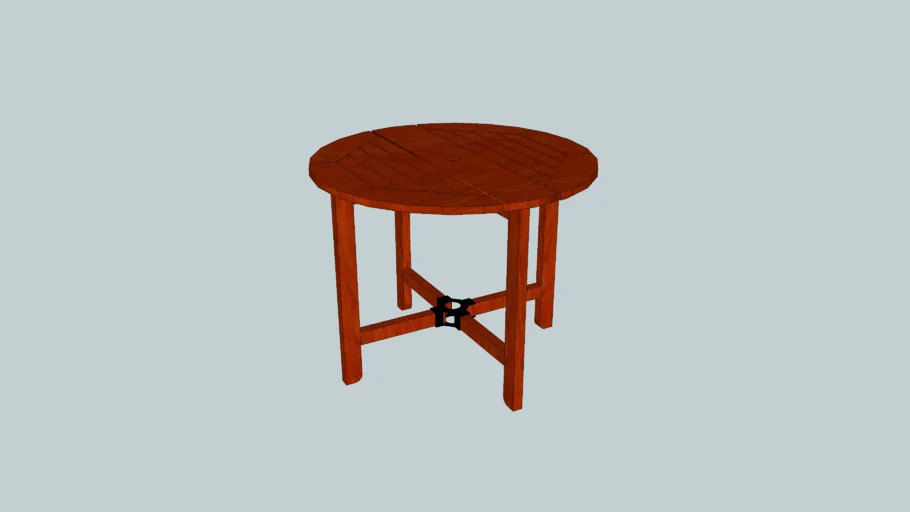 Mesa redonda plegable