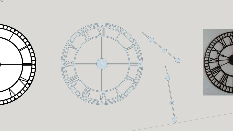 clock face | 3D Warehouse