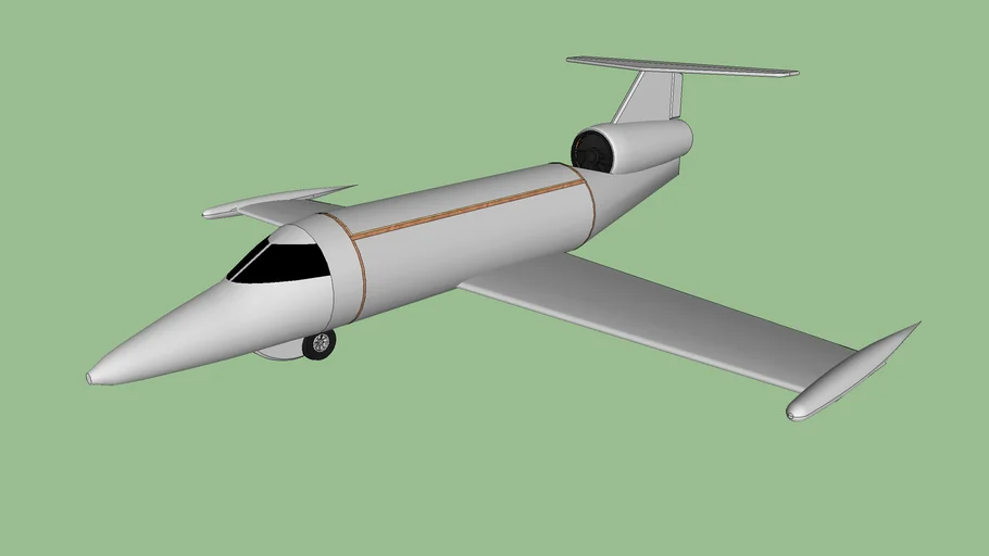 Single EDF Depron Foam RC Business jet Plane