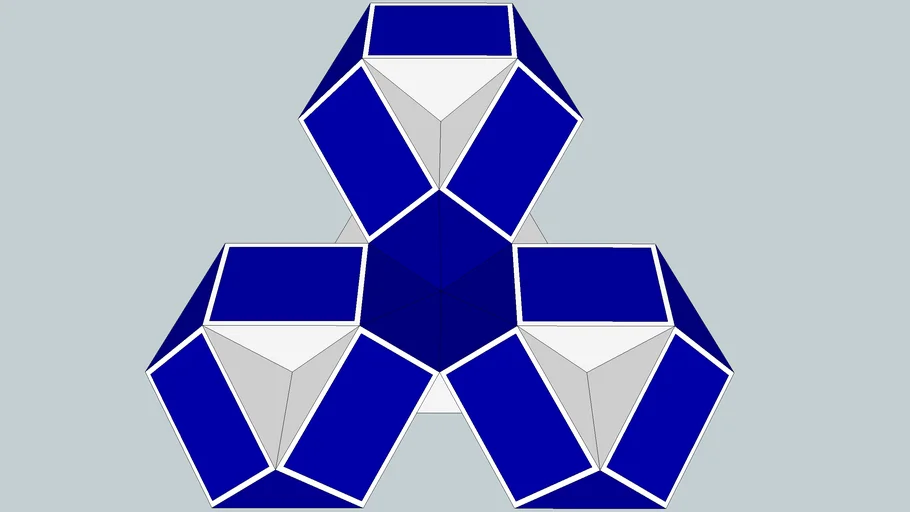 magic snake (triple pleat form)