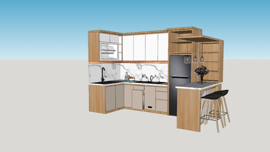 KITCHEN SET + MINIBAR