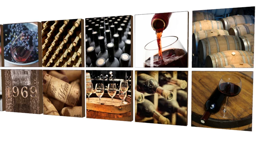 Wines Collection - Quadro Gourmet