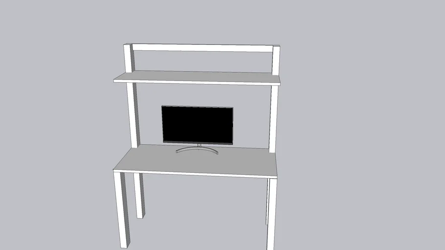 Computer table 1 | 3D Warehouse