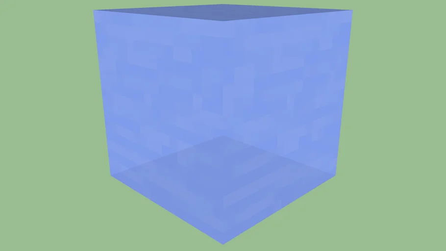 Minecraft Water "Block" by Zapperier