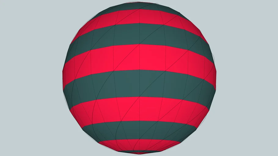 bola de franjas