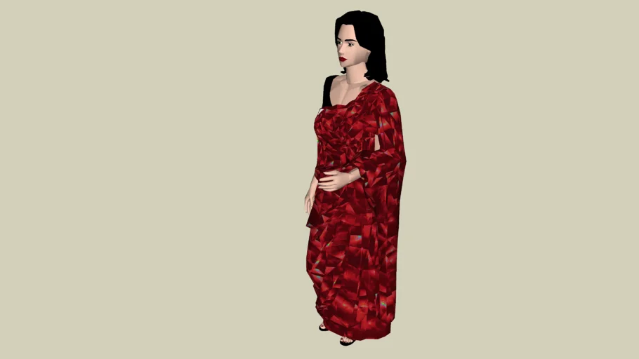 woman in saree 01
