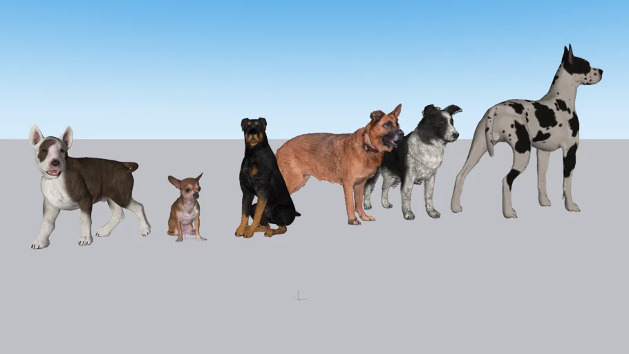 PERROS DOGS 3D