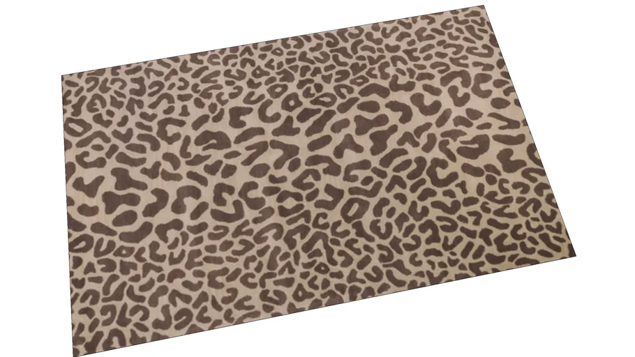 Animal print rug