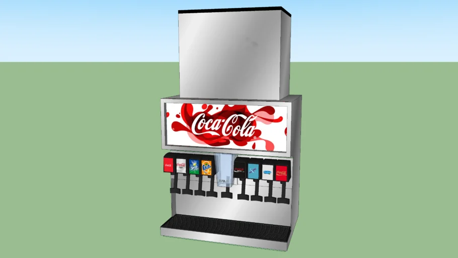 Dispensador de bebidas Coca Cola