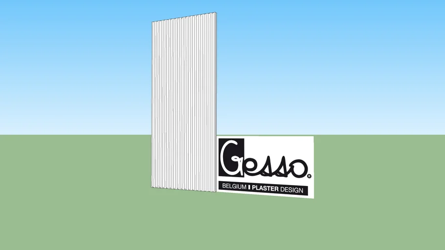 parement 954 CANEL par Gesso |Staff Wall panel 954 CANEL