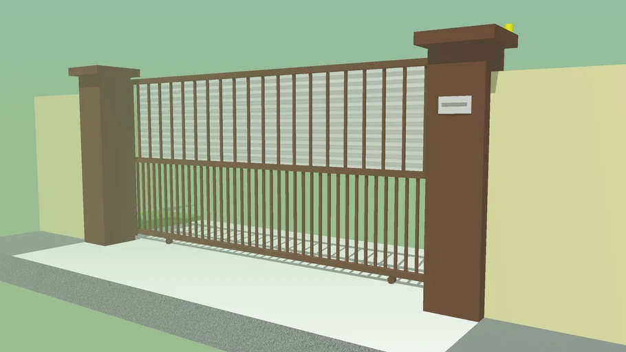 Auto Gate 3 Animated] | 3D Warehouse