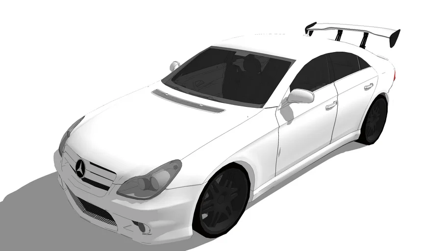 Mercedes-Benz CLS 63 AMG WITH SPOILER | 3D Warehouse