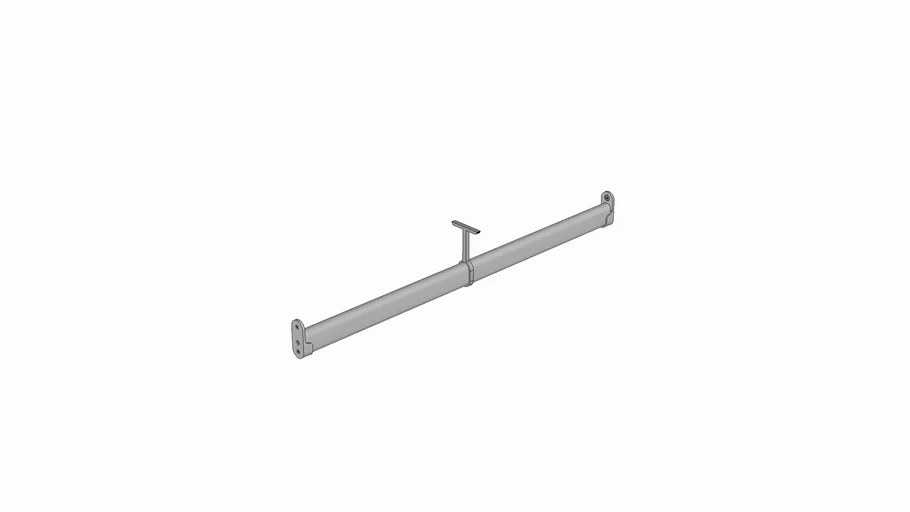 Wardrobe Oval Tube End Support