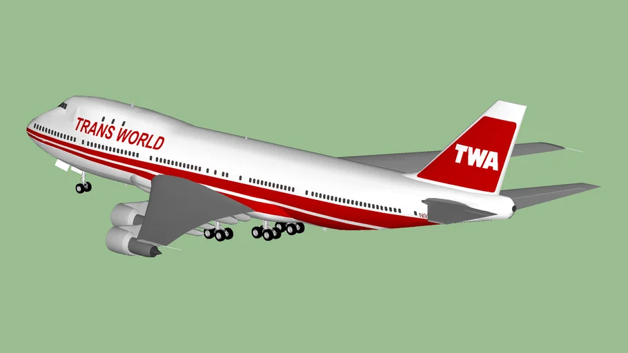 Trans World Airlines Boeing 747-131 N93119