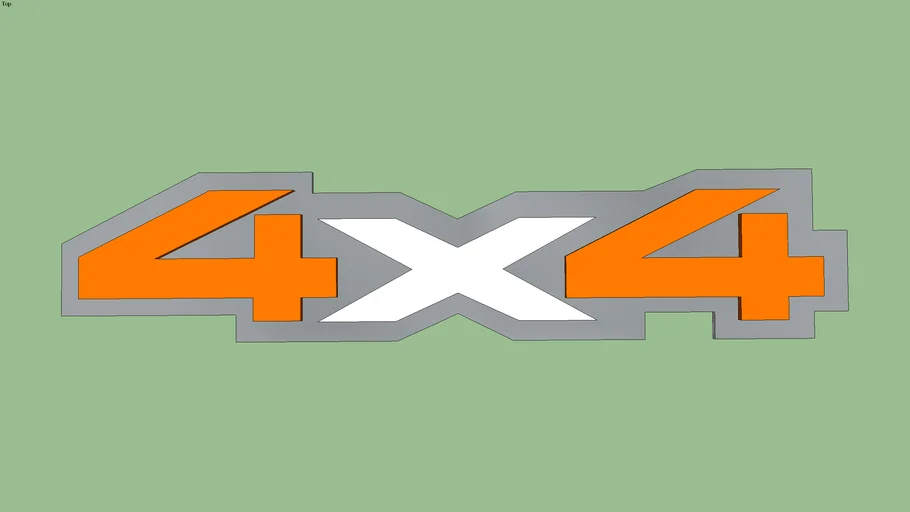 4X4 Emblem