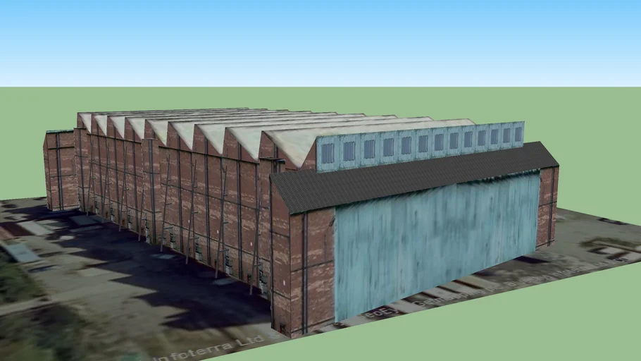 WW2 Aircraft Hangar, Weston Super Mare, Somerset