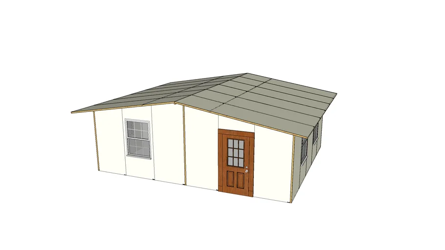 SIP Panel shelter - 480 sq ft - 40 sq m
