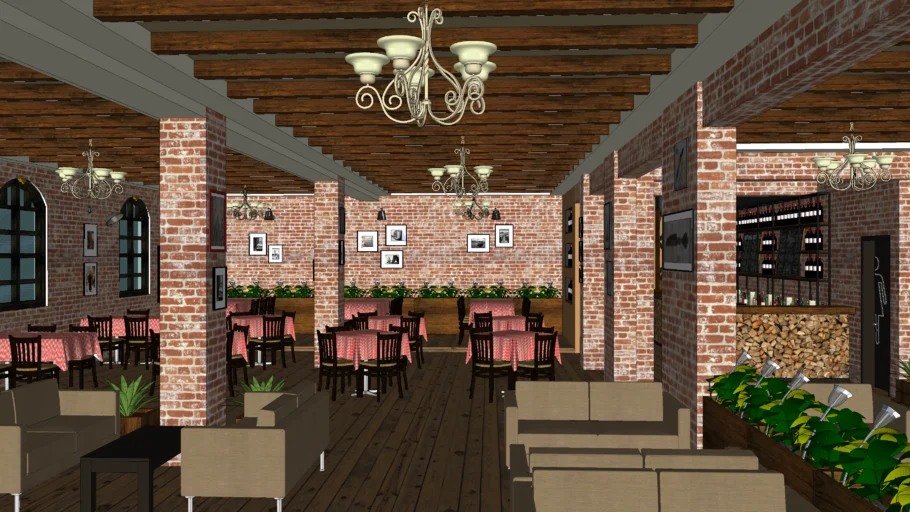 rustic bar restaurant 