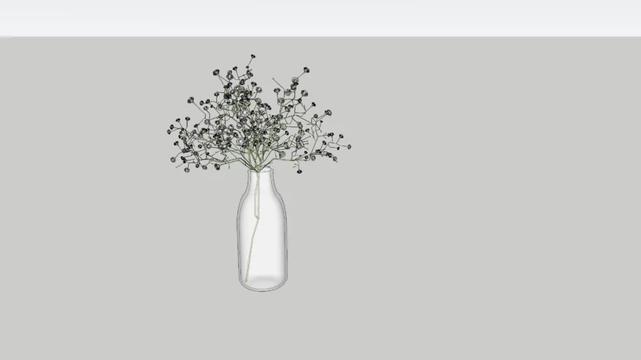 Centro de mesa com flores