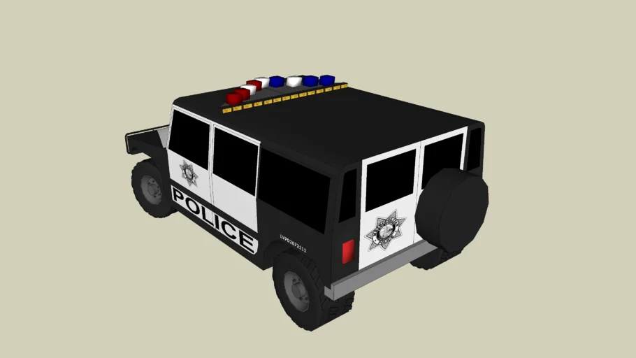 POLICE HUMMER H1