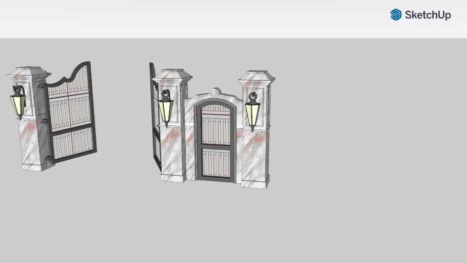 Mansion gates