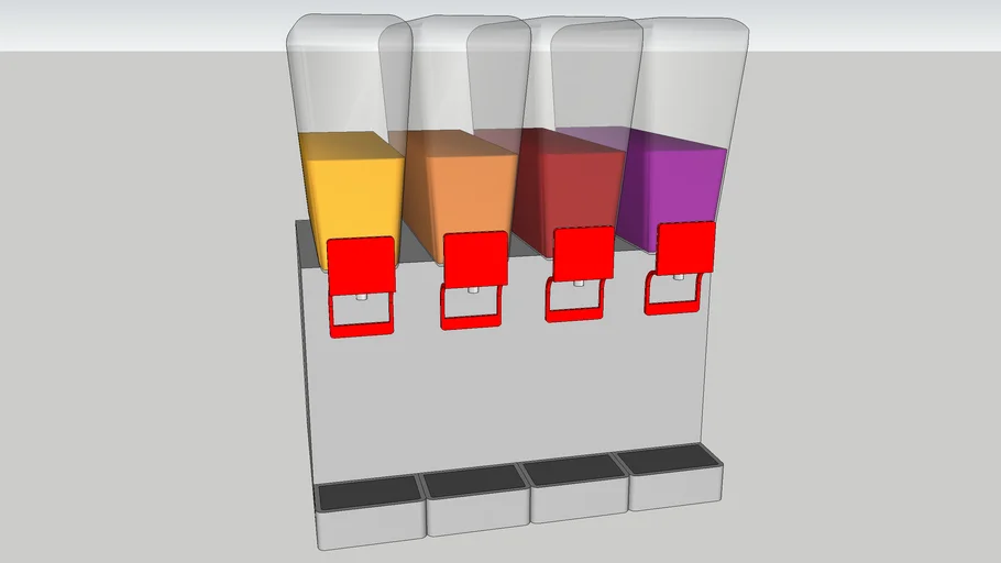 four beverage dispenser