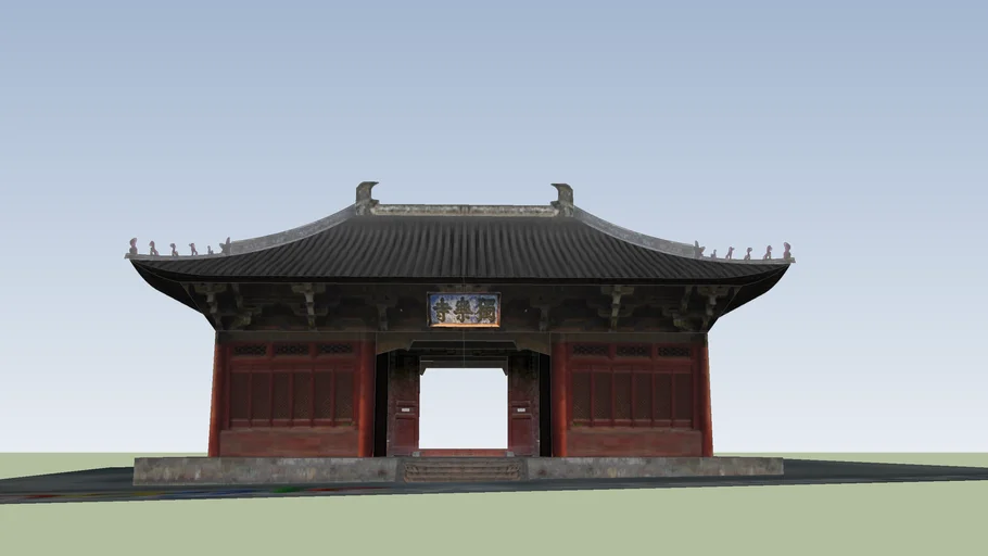 The Shan Gate of Dule Temple   （独乐寺山门）