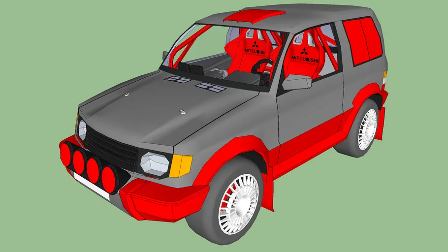 Mitsubishi Pajero 1998 Rally Car