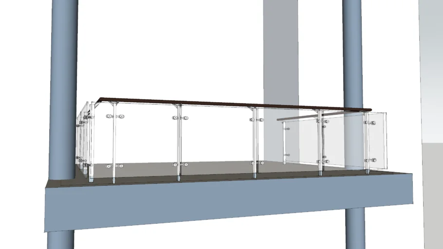 #EXTERIOR #RAILLING #GLASS #HOME | 3D Warehouse