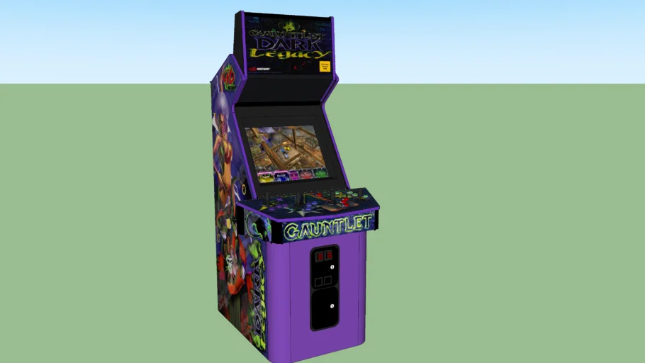 Gauntlet Dark Legacy Arcade (Full Side-Art Upgraded)