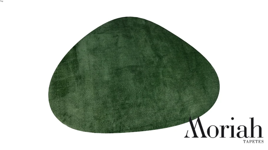 Tapete Sala Orgânico Modernist Verde Trevo