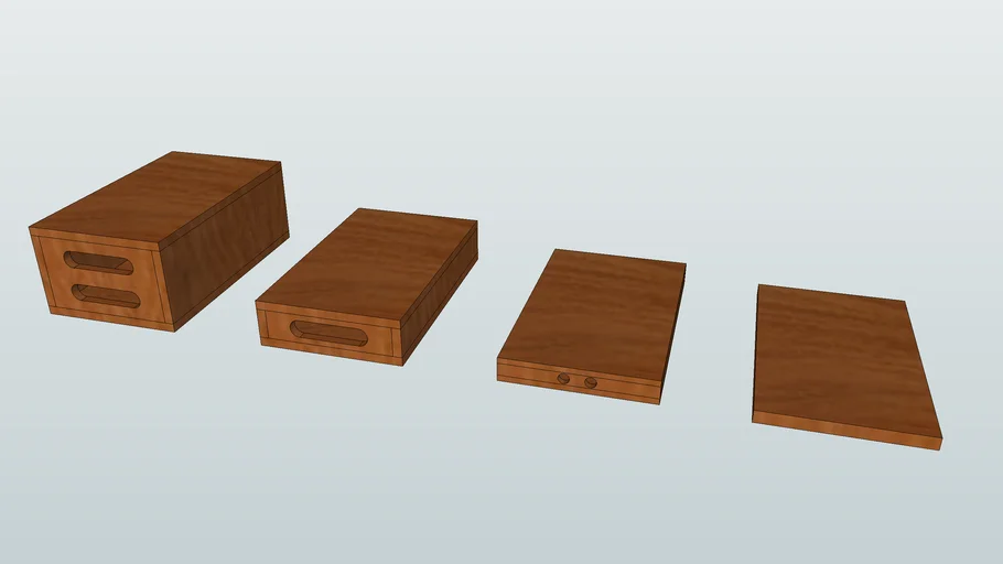Set of Matthews Apple Boxes