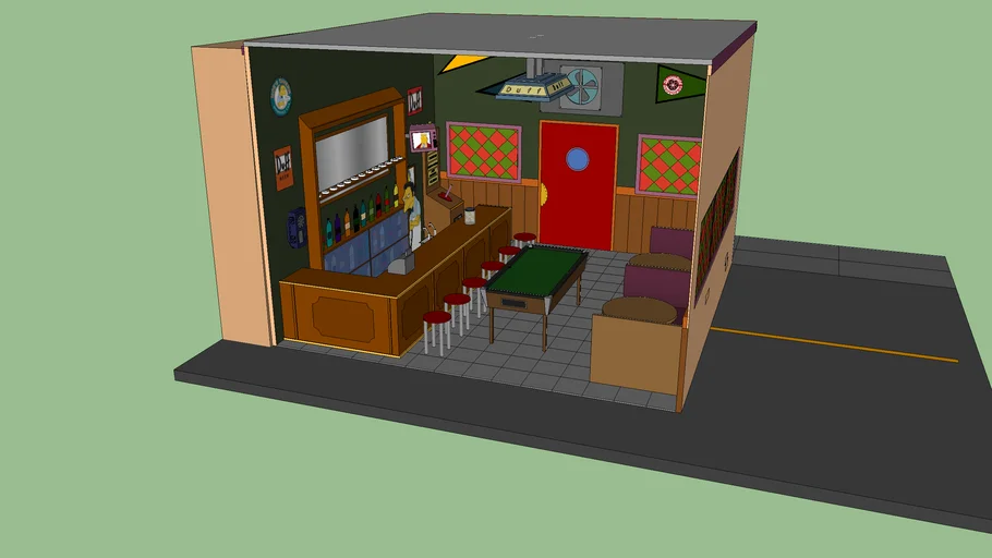 MOE´S TAVERN - INTERIOR/EXTERIOR