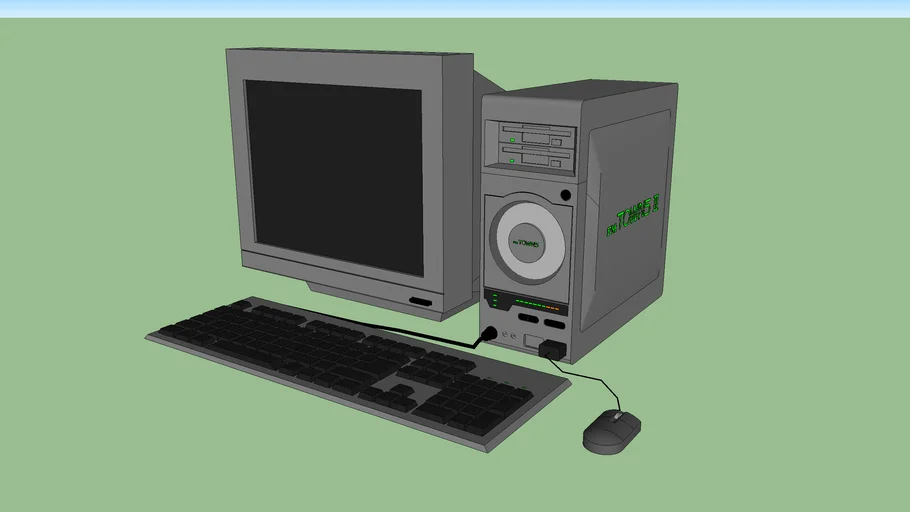 Fujitsu Personal Computer FM-TOWNS (Japan 1989) | 3D Warehouse