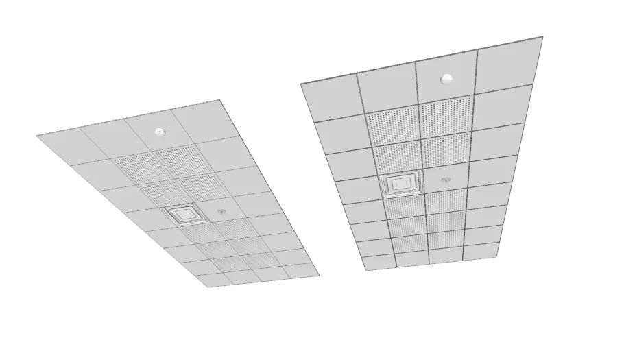 Acoustic Ceiling 600X600 model by Pooh