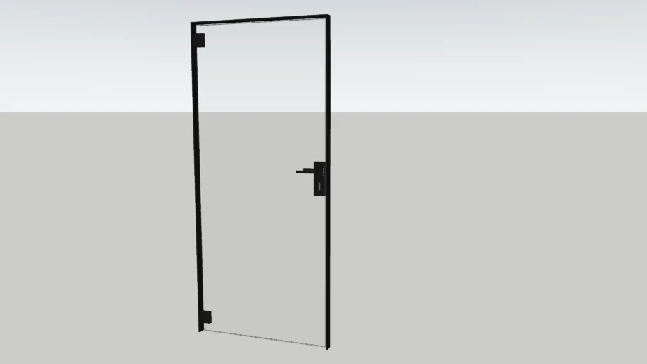 Glass door