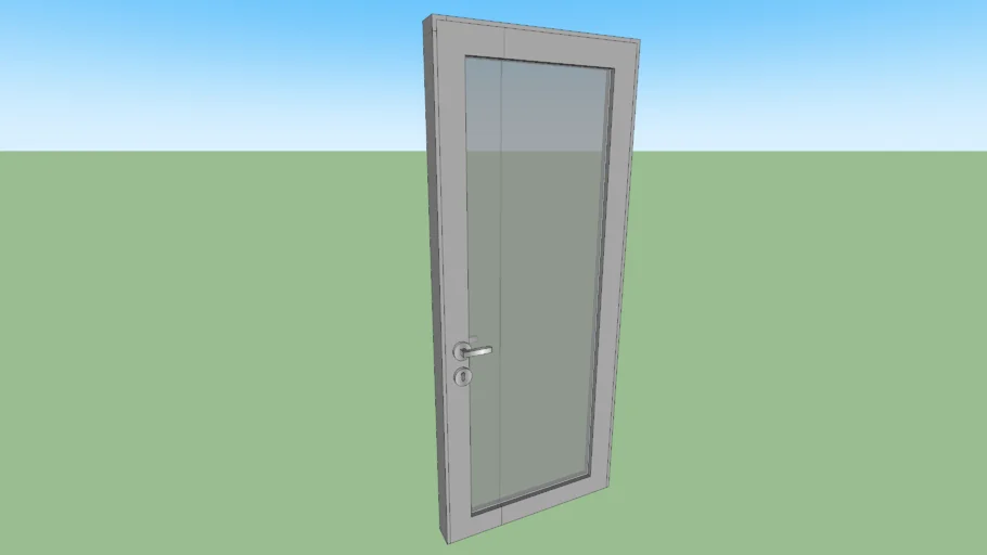 PUERTA ABATIBLE DE VIDRIO