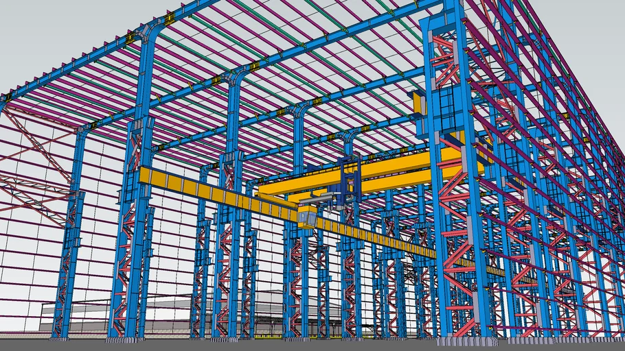 PEB STRUCTURE INDUSTRIAL PLANT