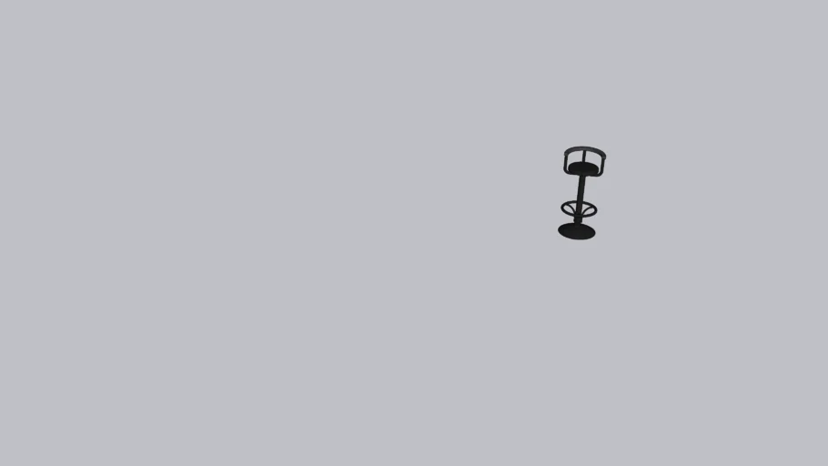 Black Bar Stool
