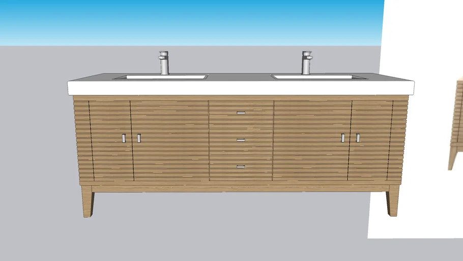72" Double Vanity