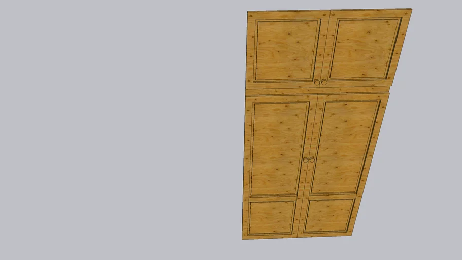 Porte placard bois