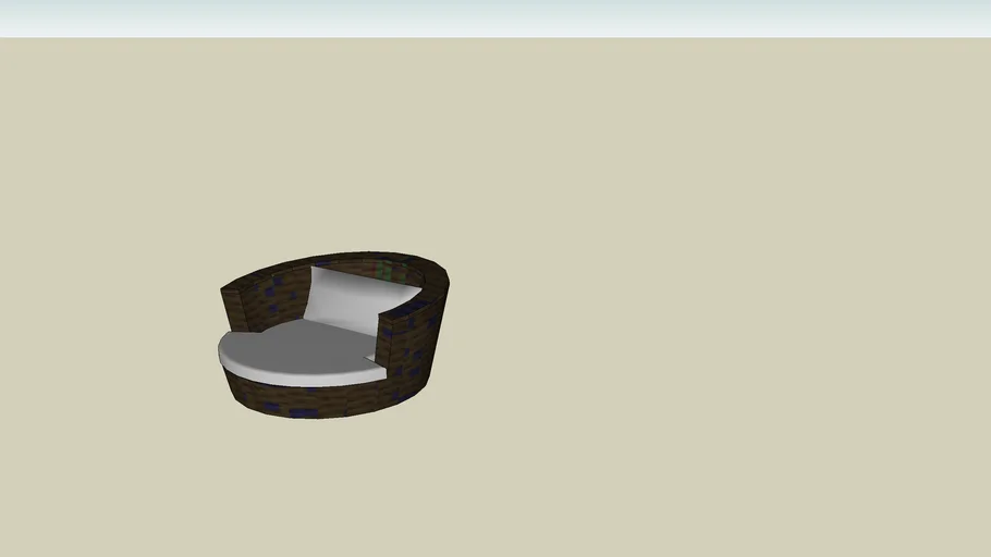 fauteuil boule jardin