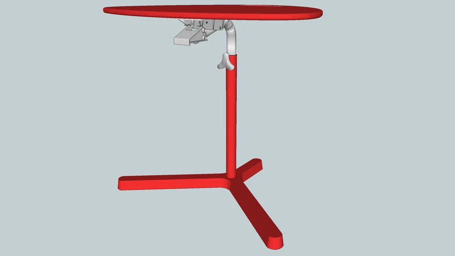 Dave IKEA laptop table (red)