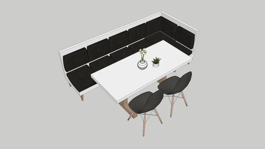 Dinner table set | 3D Warehouse