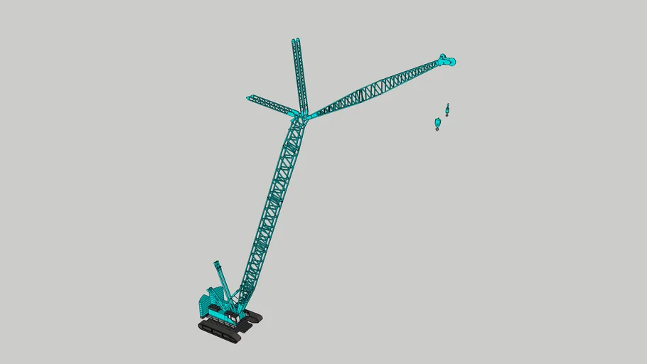 Kobelco CKS2500 (250 ton luffing jib crawler crane)