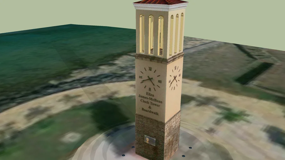 Eliza James-McBean Clock Tower - Frederiksted, Virgin Islands